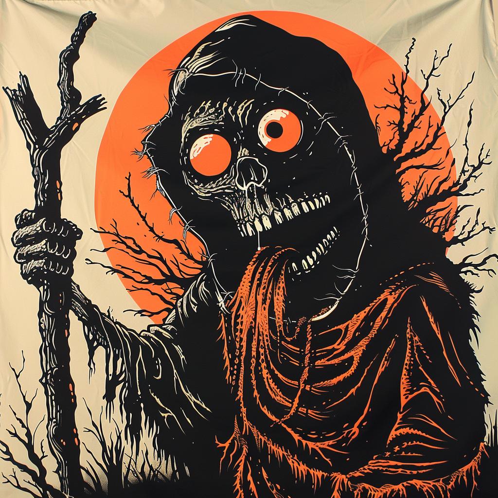 naturalistic  spiritual  dark  occult  skeleton  staff  artwork  todd  mcfarlane  macabre 928316