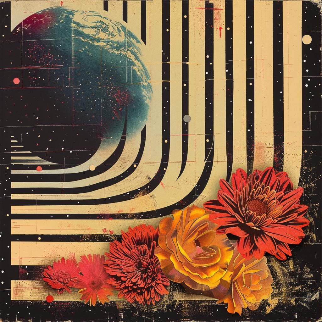 flower  earth  stripe  abstract  colorful  collage  graphic  vibrant  artistic  unique 939845