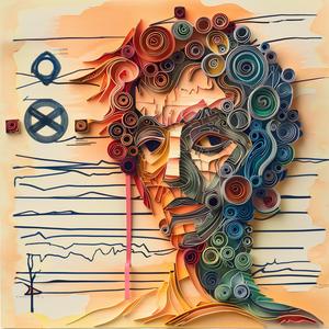 paper  art  woman  cross  Kandinsky  Lisa  Frank  Picasso  stylized  illustration 1067079