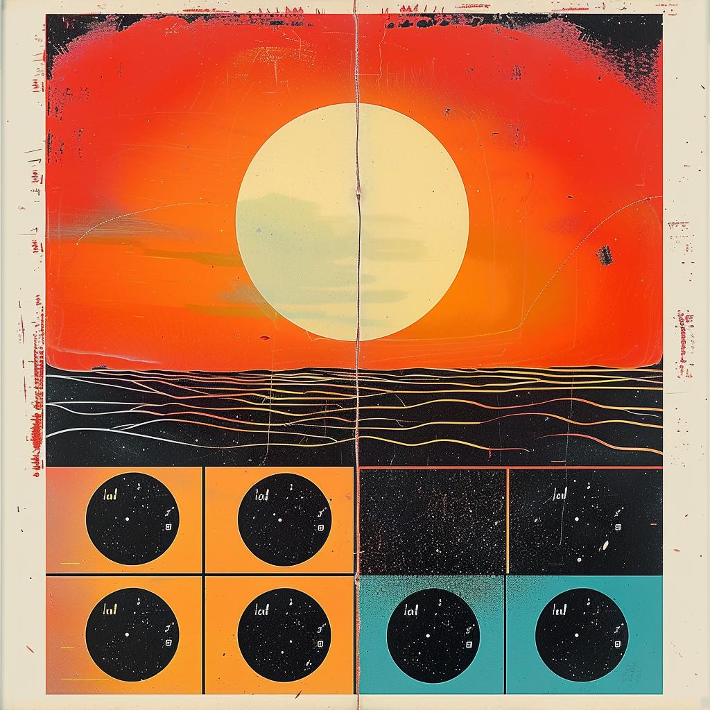 tycho  album  art  sun  circle  galaxy  abstract  colorful  vibrant  psychedelic 941922
