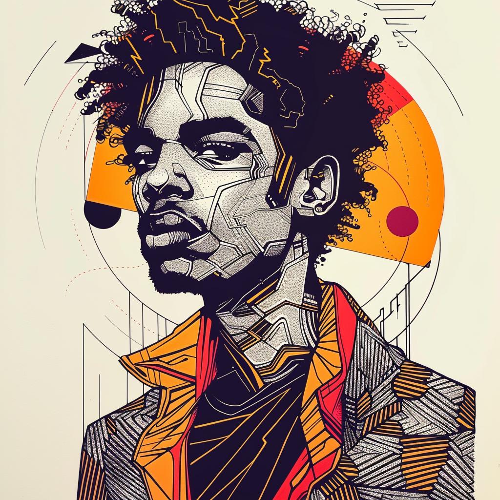 PopArt  afro  man  digital  art  white  background  portrait  colorful  graphic 937929