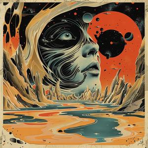 surreal  album  cover  hologram  screenprinting  high-detailed  Janice  Beckett  Griffith  creative 1079492