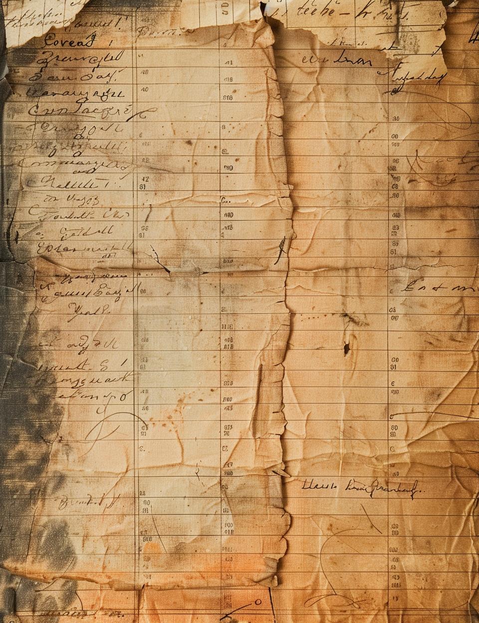 vintage  ledger  texture  background  aged  style  writing  scrawled  paper  elements 962167