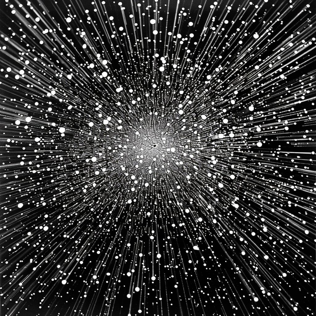 geometric  black  white  star-burst  particles  pattern  film-grain  abstract  design  visual 967497