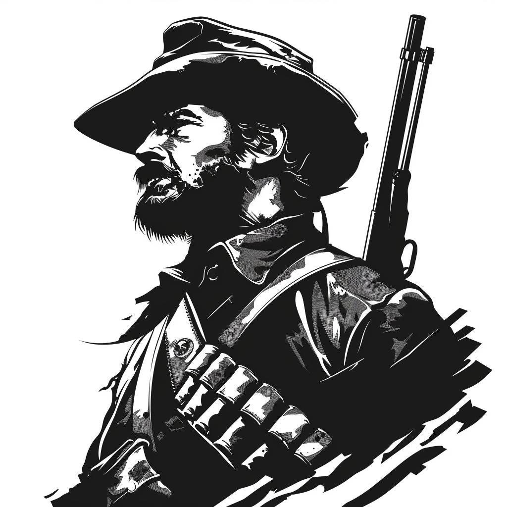silhouette  soldier  civilwar  vintage  icon  bold  linocut  tattoo  black  illustration 952096