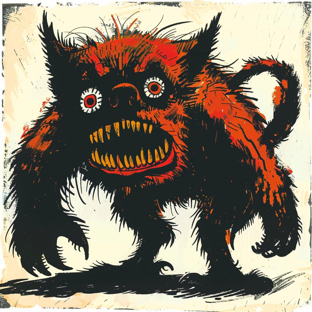 mythical  creature  terrifying  hybrid  animal  illustration  fantasy  dark  mcfarlane  poster 928981