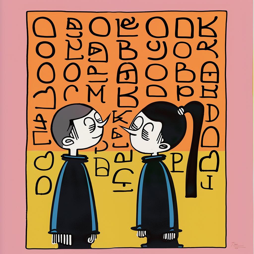 cartoon  people  wall  art  graphic  style  interaction  colorful  playful  whimsical 950861