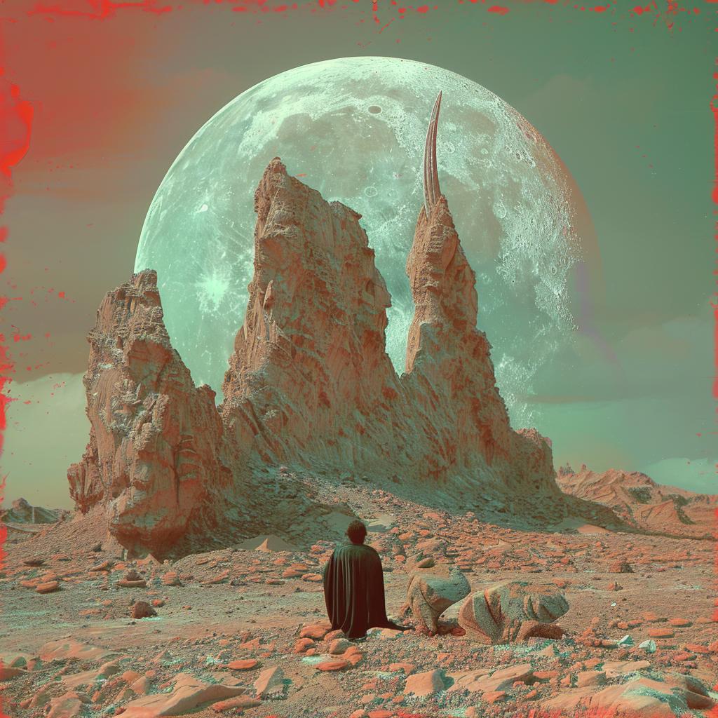 surreal  album  cover  occult  technicolor  introspective  naturalistic  spiritual  terror  art 974351
