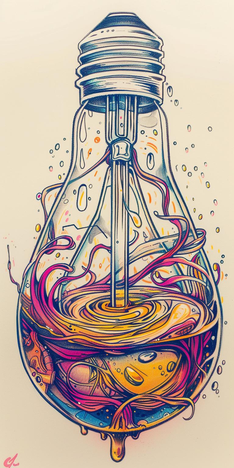 lightbulb  liquid  drawing  surreal  art  woman  conceptual  unique  bubbles  emotion 940535