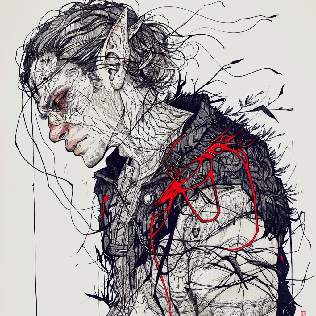 mythical  Frankenstein  Dracula  creature  hybrid  fantasy  exploration  unique  blood  art 952403