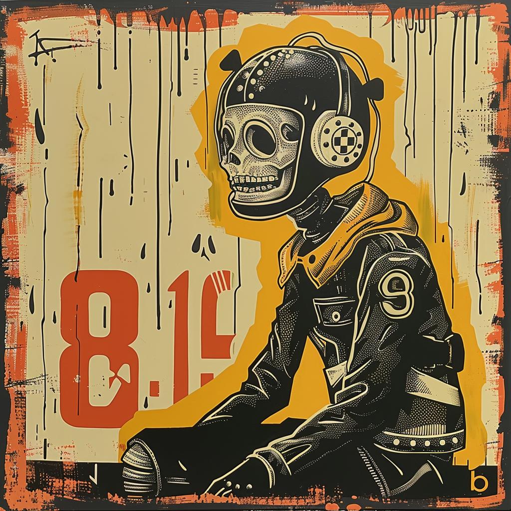 skeleton  headphones  helmet  urban  aggressive  painting  streetwise  edgy  music  rebellion 949179