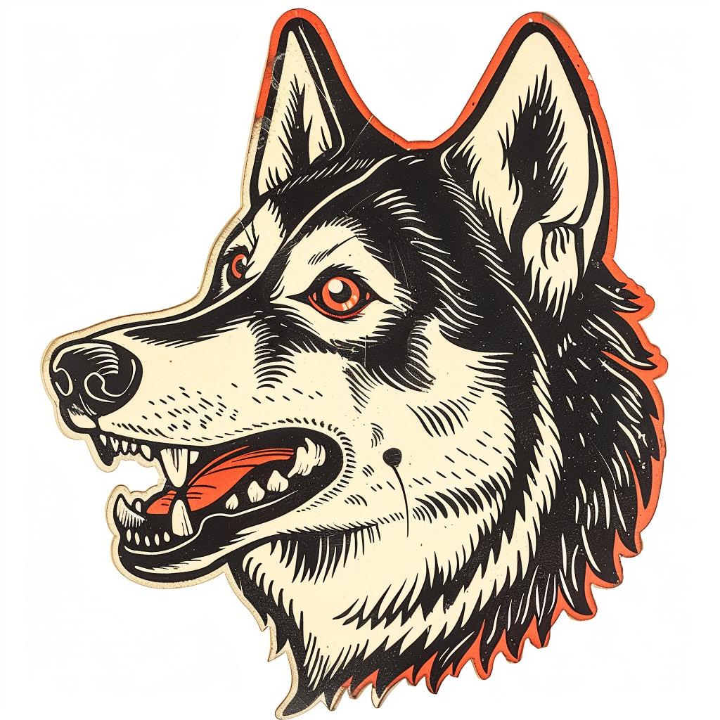 husky  illustration  dog  canine  white  background  head  portrait  art  design 943060