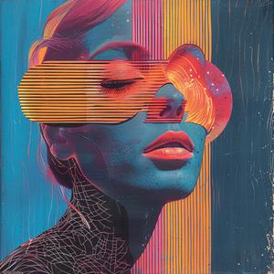 album  cover  surreal  woman  colorful  eyes  background  creative  artwork  vibrant 1063425