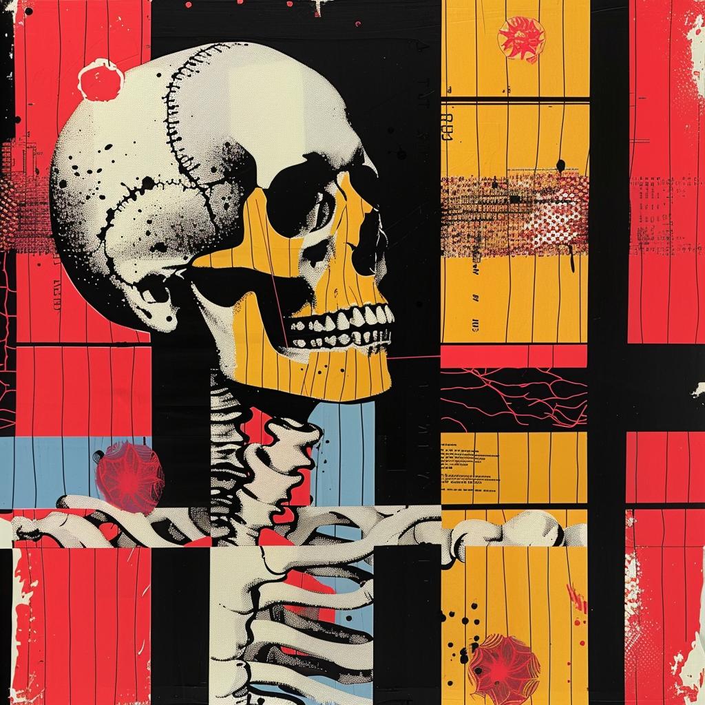 abstract  impressionism  skeleton  graphic  black  background  pain  death  psychological  art 968558