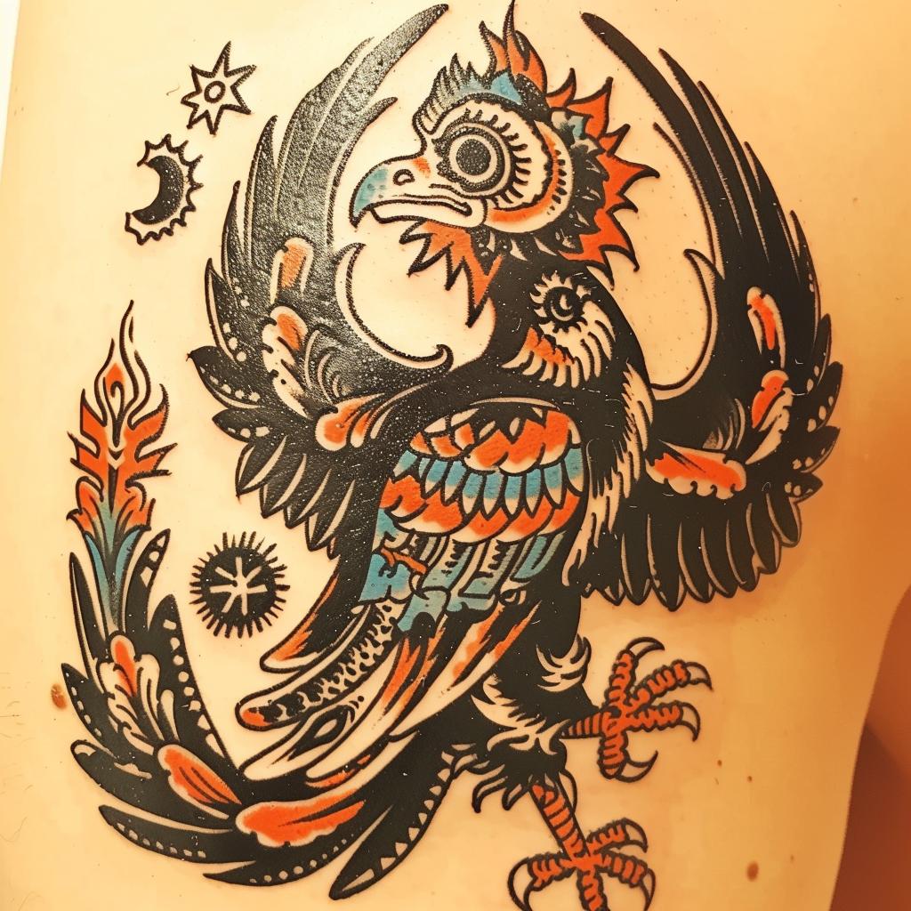 tattoo  bird  star  Saul  Bass  art  naturalistic  occult  spiritual  introspective 932675