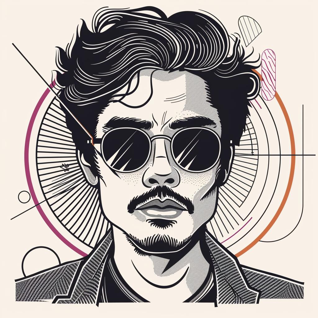 فن البوب، رجل، نظارات، شارب، رسم متجه، صورة رقمية 937249