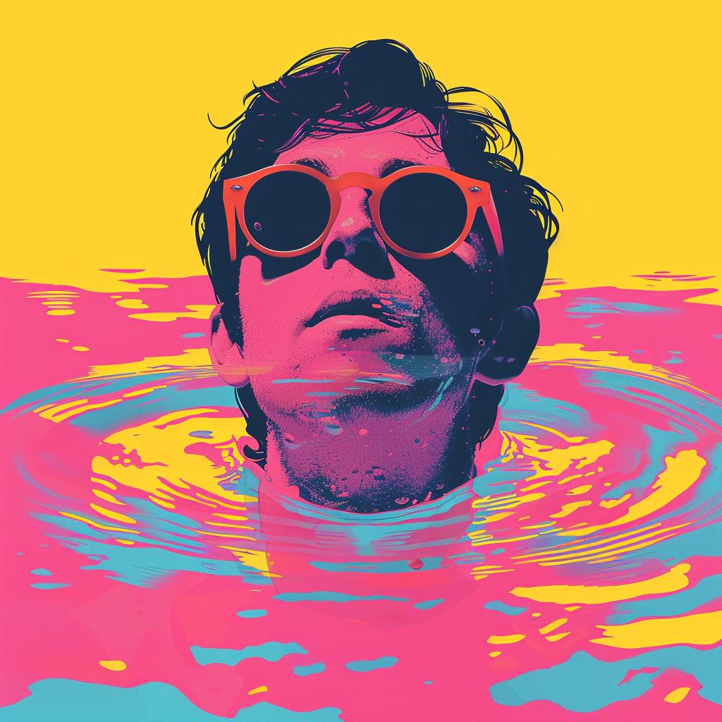 surreal  album  cover  splash  fauvism  colorful  poster  aquatic  art  creative 977201