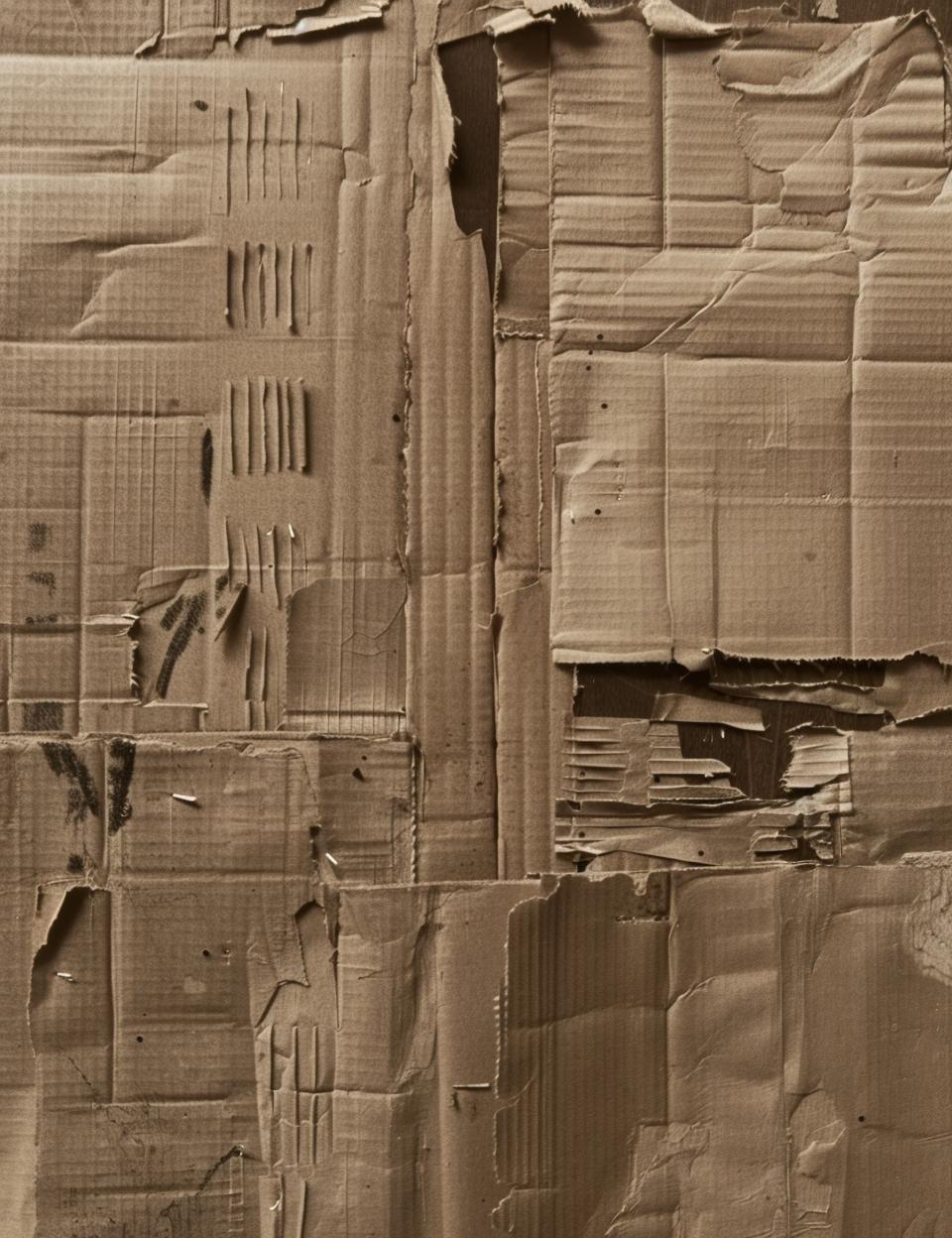 cardboard  wall  texture  brown  torn  pieces  close-up  minimal  design  abstract 962235