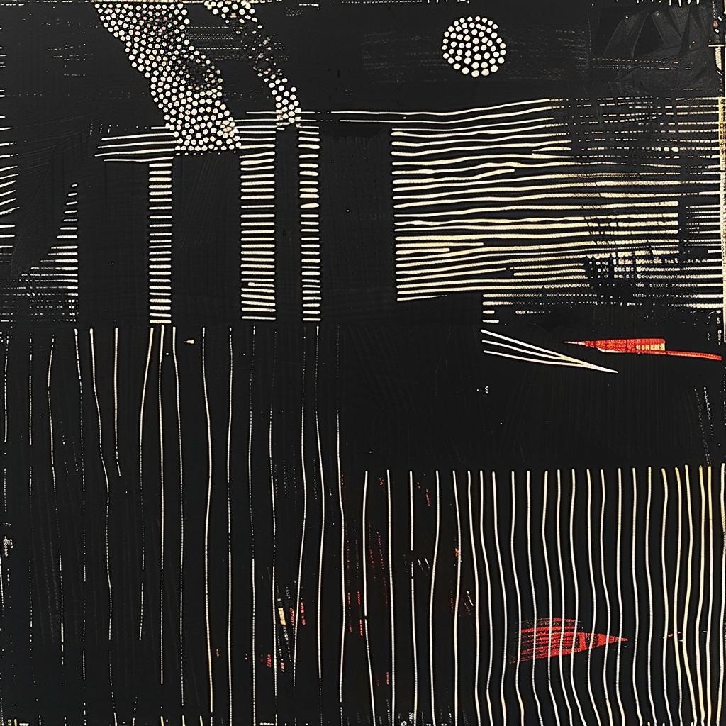 factory  industrial  collage  smokestacks  black  red  lines  dots  juxtaposition  punkcore 936565