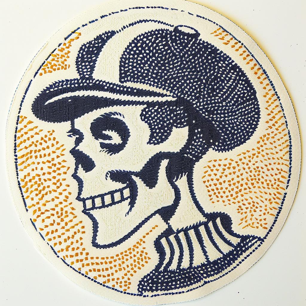 skull  hat  sticker  embroidery  chenille  streetwear  minimal  cool  style  design 961187