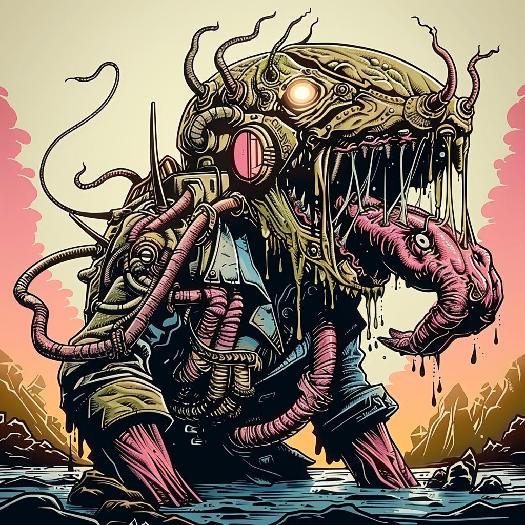 poster  monster  water  art  horror  creature  illustration  design  Japanese  fantasy 948289