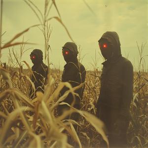 scarecrow  cornfield  creepy  albino  glowing  eyes  photography  eerie  1979  hooded 1074455
