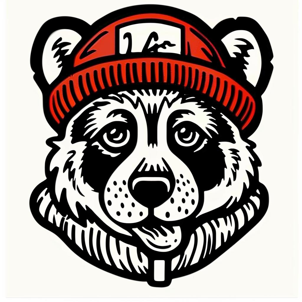 bear  hat  scarf  red  cute  animal  illustration  character  fashion  playful 940142