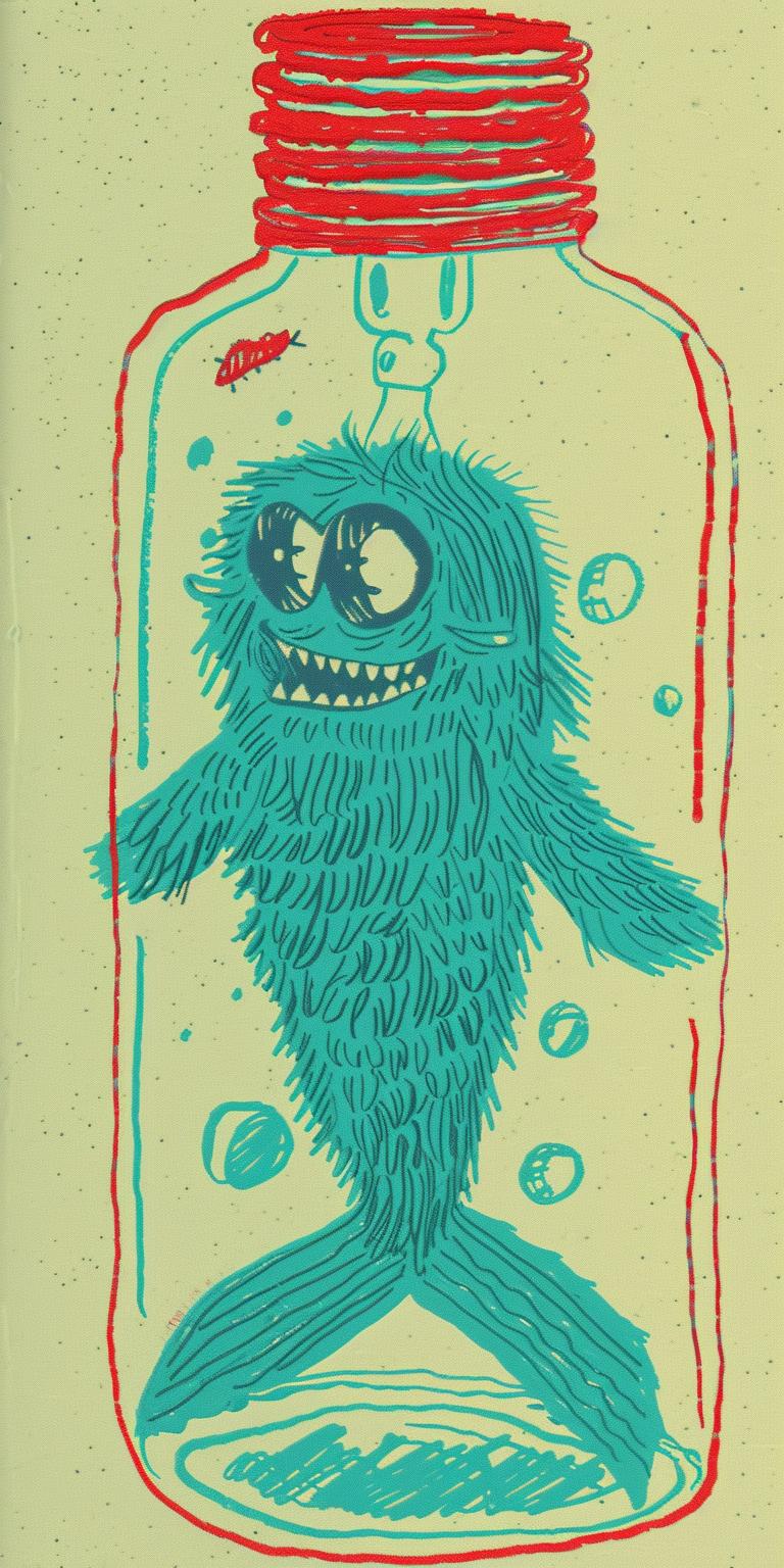 lightbulb  liquid  green  monster  art  playful  fantasy  whimsical  creative  illustration 940575