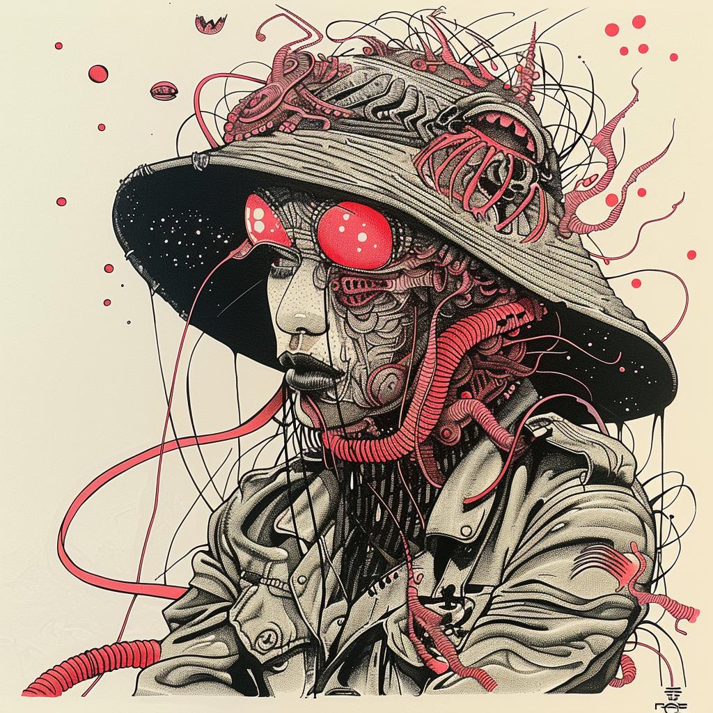 woman  hat  tentacles  surreal  fantasy  character  horror  unusual  creative  striking 948473