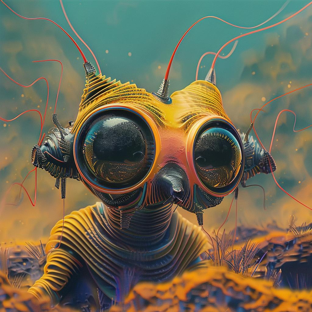 robot  digital  painting  artificial  creature  big  eyes  futuristic  unique  illustration 967241