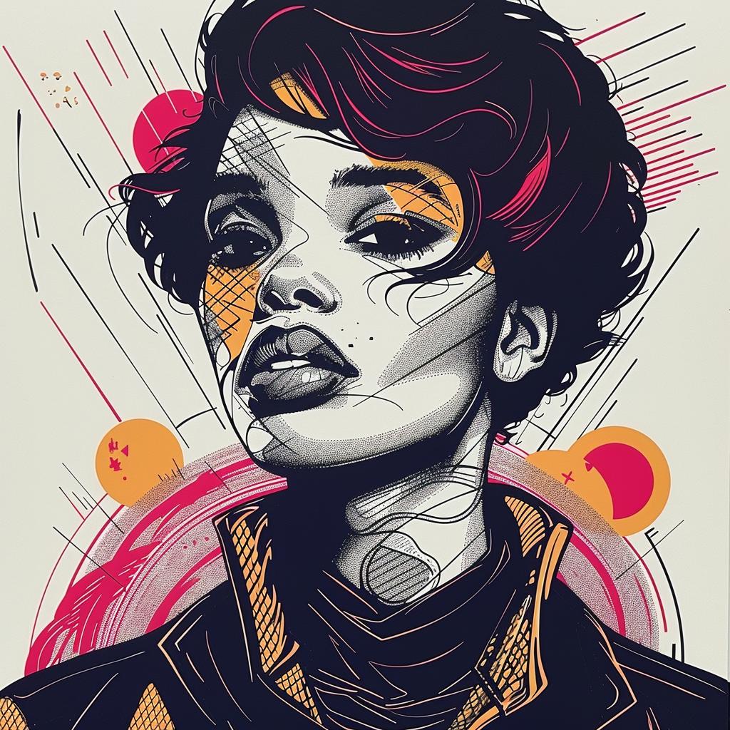 PopArt KerryWashington بلاك جاكت قصير الشعر موديل TroyBrooks صورة بسيطة نابضة بالحياة وحديثة 938936