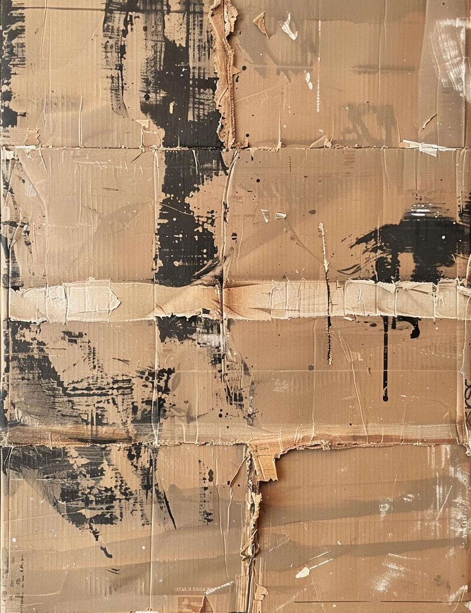 cardboard  box  painted  worn  aged  stapled  stamped  texture  found  artwork 962139
