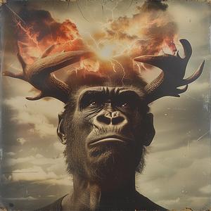 ape  man  horns  chromolithography  fantasy  illustration  creature  surreal  unique  mythical 1050790
