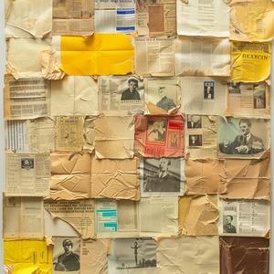 collage  torn  paper  newspapers  vintage  mixed  media  Rauschenberg  art  wall 1075181