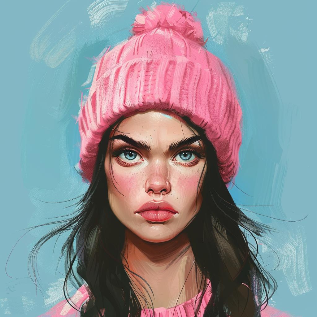 woman  street  culture  brunette  hat  aggressive  digital  minimal  urban  art 956637