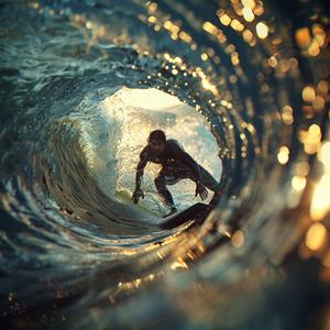 surfing  surfer  tube  ocean  tilt-shift  photography  realistic  daylight  8k  wave 1078421