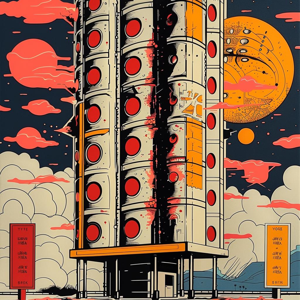Tycho  album  art  Simon  Stalenhag  futuristic  cityscape  abstract  negative  space 1022951