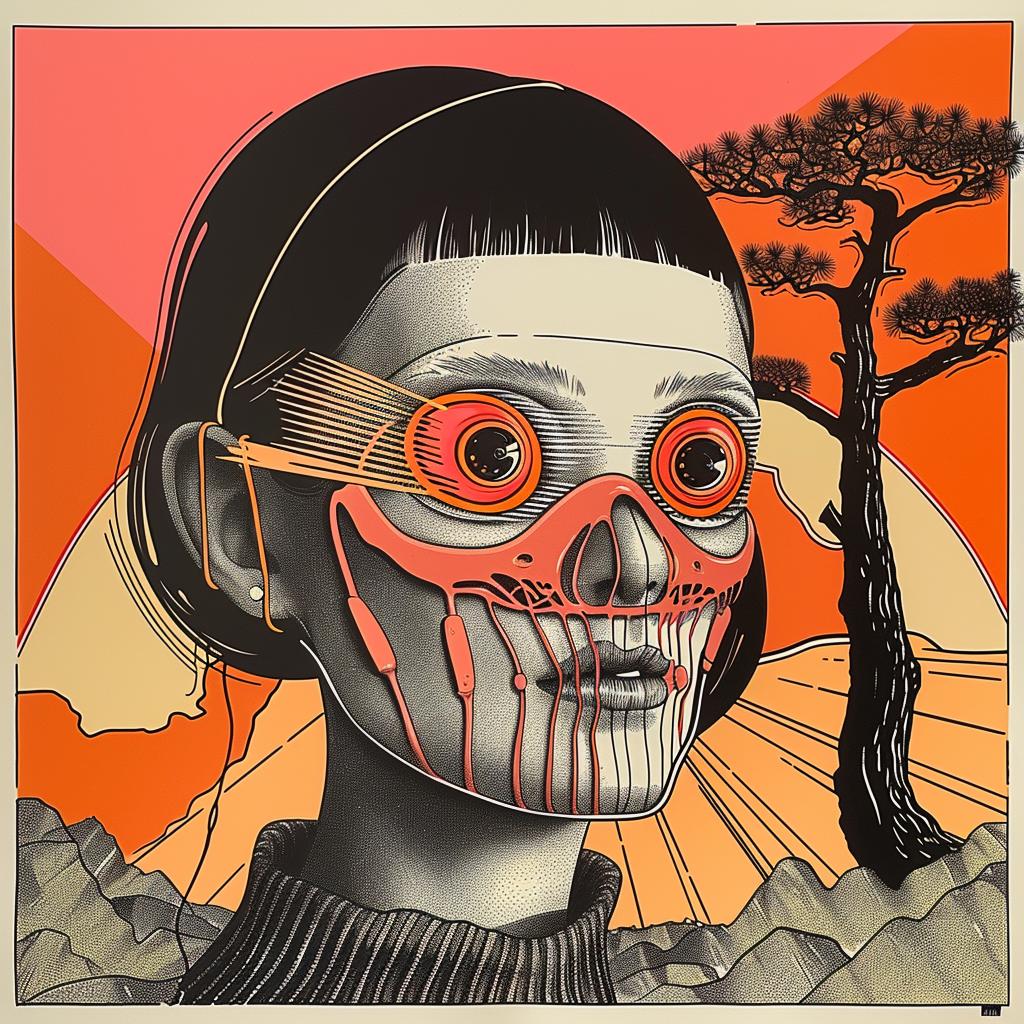 woman  skull  red eyes  poster  illustration  graphic  dark  gothic  art  design 1020329