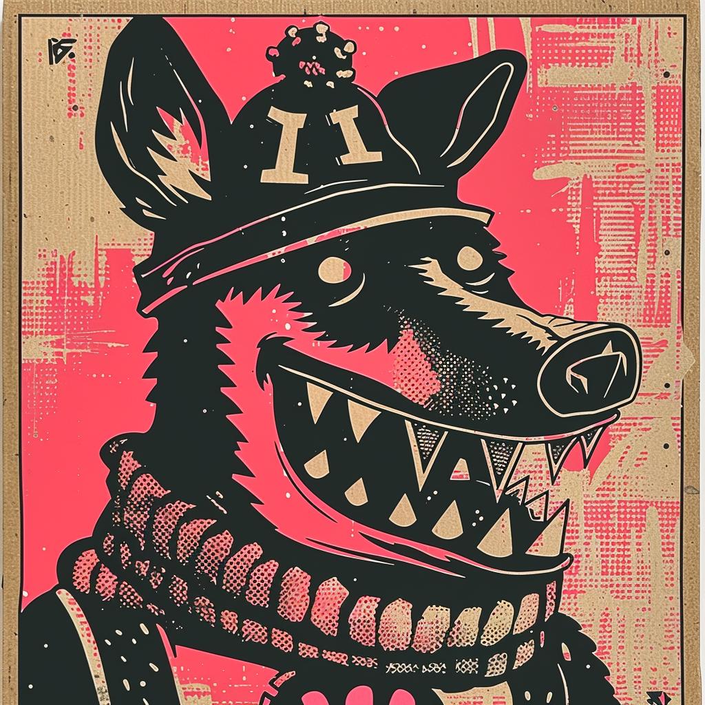 aggressive  streetwise  animal  knitcap  culture  minimal  dog  hat  poster  scarf 958101