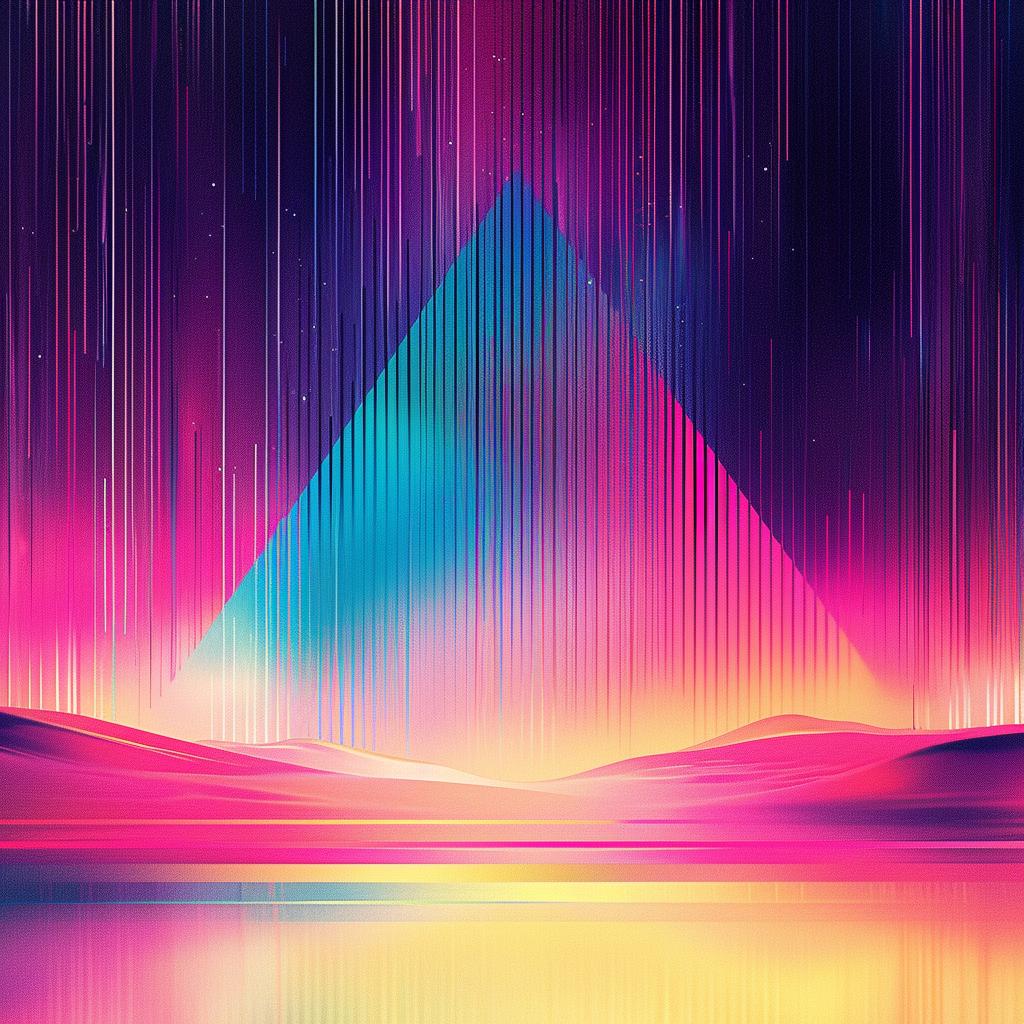 abstract  triangle  rainbow  background  colorful  geometric  art  vibrant  modern  design 967769
