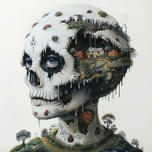 skull  house  illustration  surreal  dark  mysterious  symbolism  painting  art  fantasy 1073646