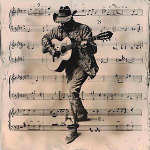 cowboy  guitar  album  cover  music  sheet  Avedon  country  art  photography 1063274