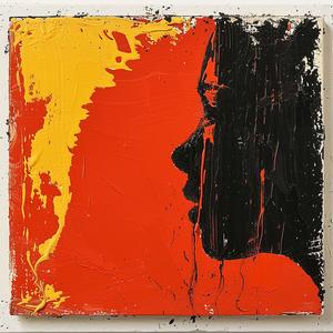 encaustic  paint  palette  knife  impasto  portrait  woman  colorful  background  art 1066235