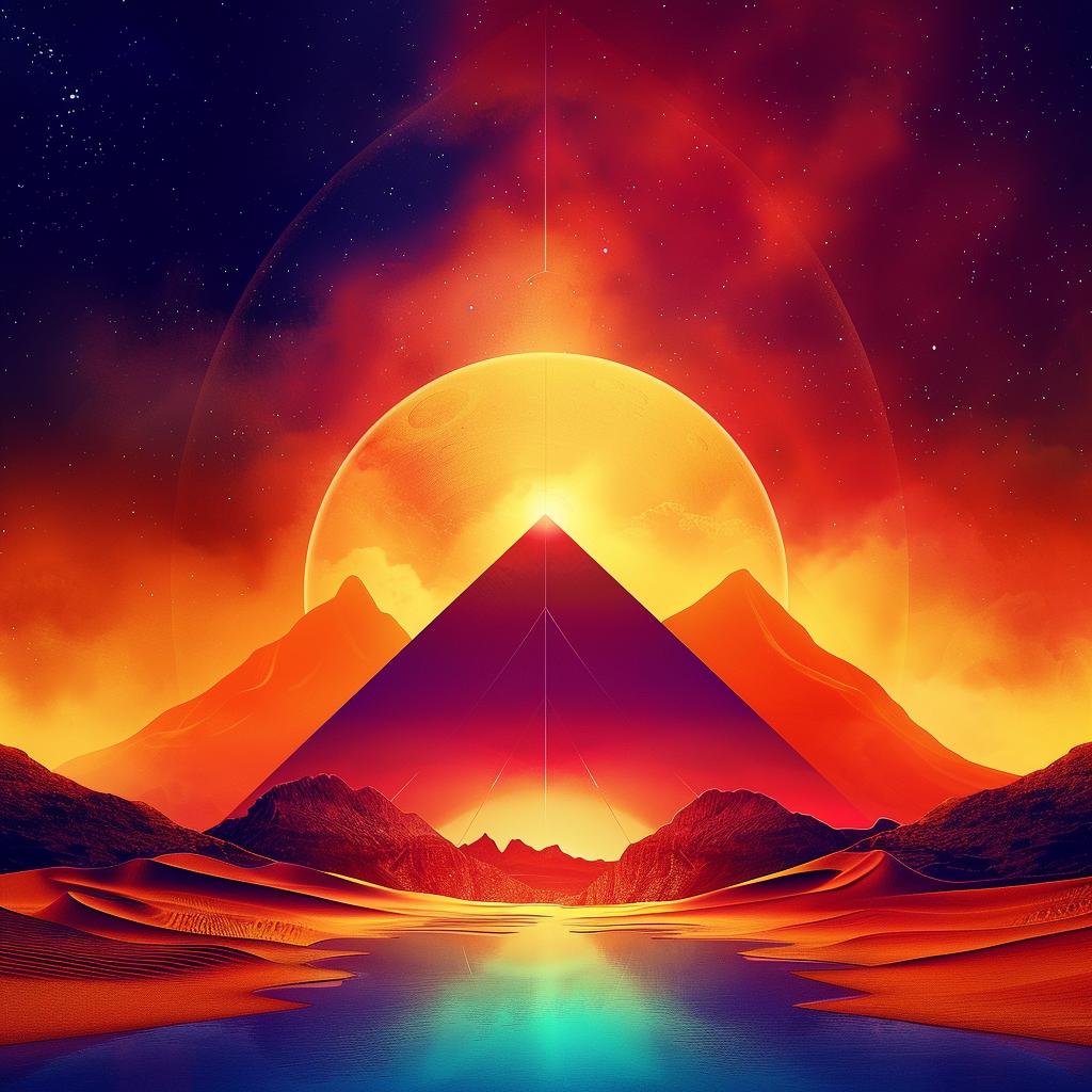 album  art  flowerpunk  teal  orange  sunrise  galaxy  pulsar  wave  quantum 941889
