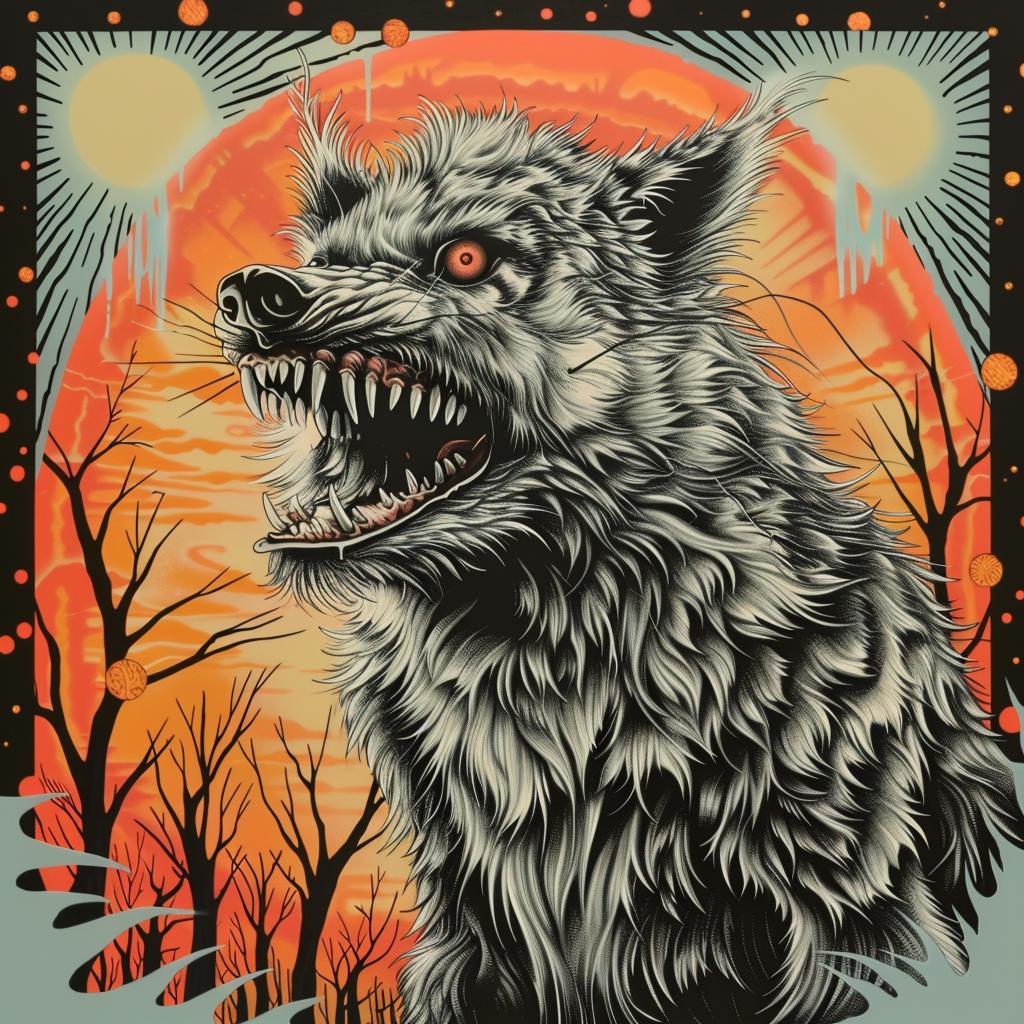 wolf  red  eyes  background  animal  expression  fierce  bold  realism  art 1033083
