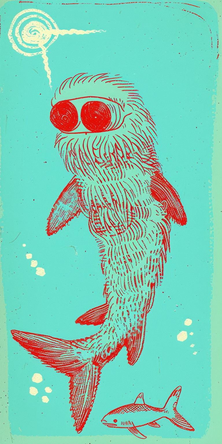 fish  red  eyes  coral  underwater  wildlife  drawing  marine  colorful  ocean 940440