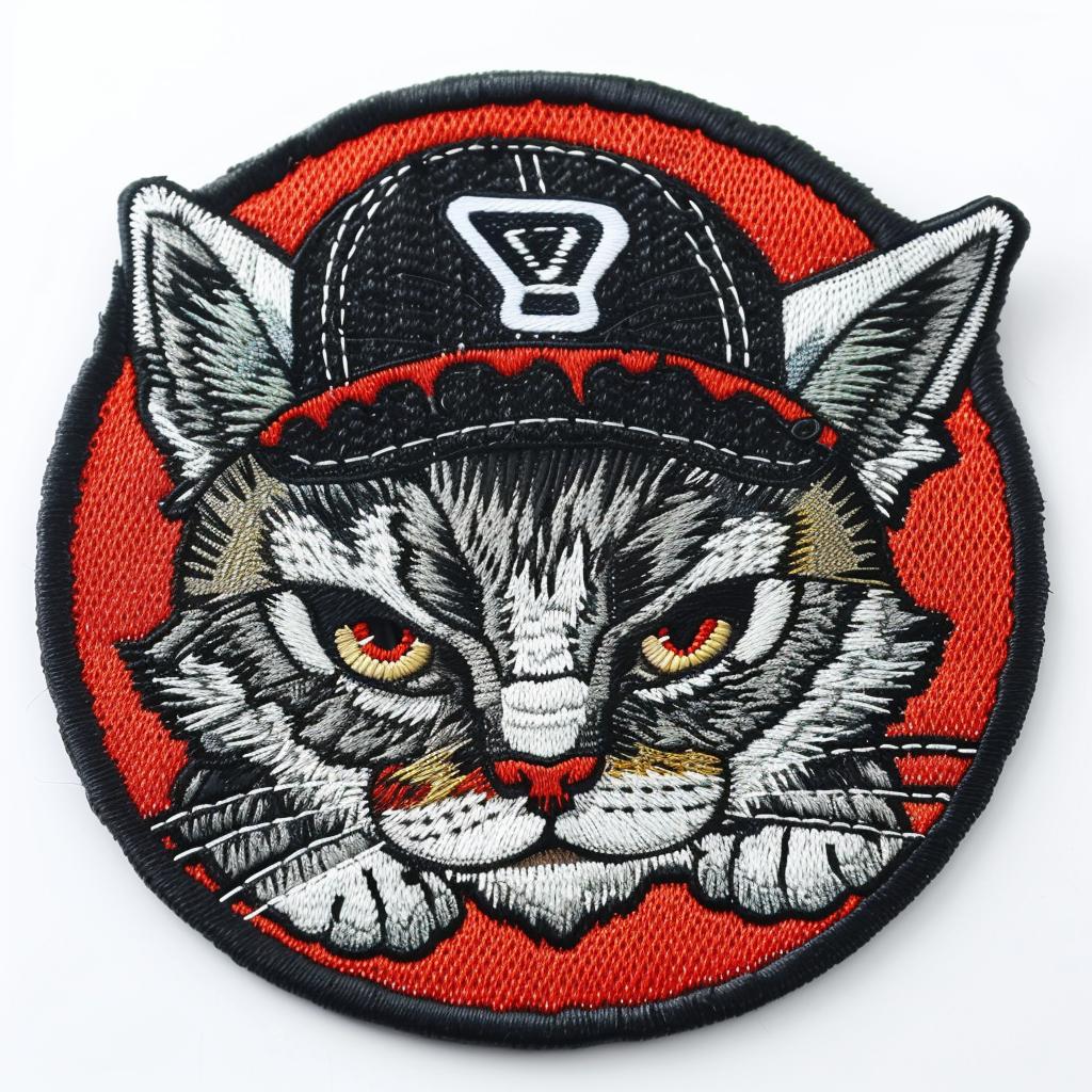 patch  streetwear  cat  baseball  cap  embroidery  chenille  hip-hop  minimal  cool 961393