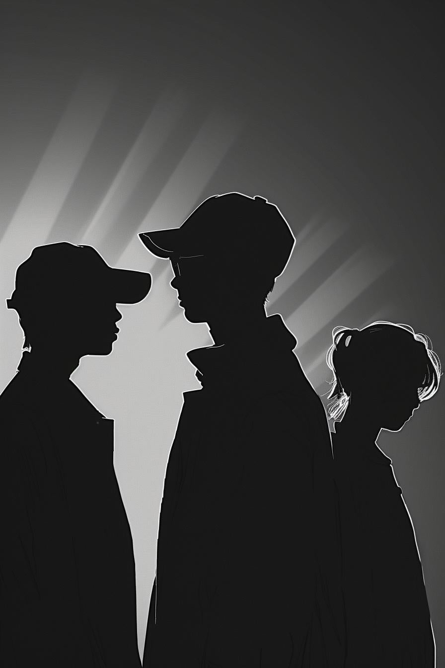 presentation  shadows  monochrome  manga  lineart  people  silhouette  artistic  conceptual  simple 953830