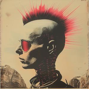 punk  mohawk  poster  chromolithography  man  red  glasses  art  colorful  graphic 1055128