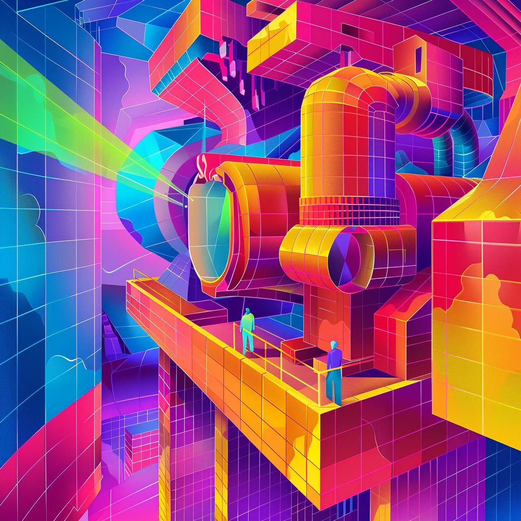 drawing  architecture  futuristic  abstract  colors  building  isometric  art  projector  design 943603